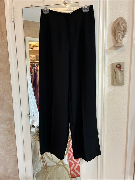 Uno Fashion Club Pants - Black Rayon Pants